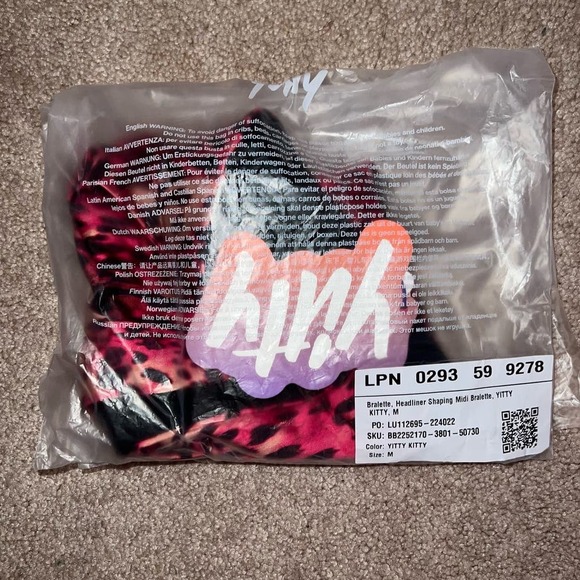 New Fabletics Yitty Kitty Headliner Shaping Bralette and Legging Set size M - Picture 5 of 16